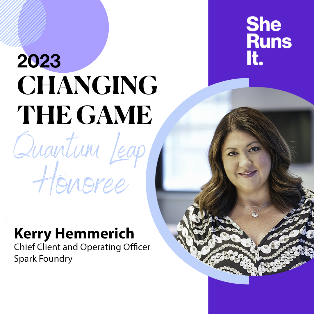 Kerry Hemmerich Named a She Runs It Changing the Game Honoree